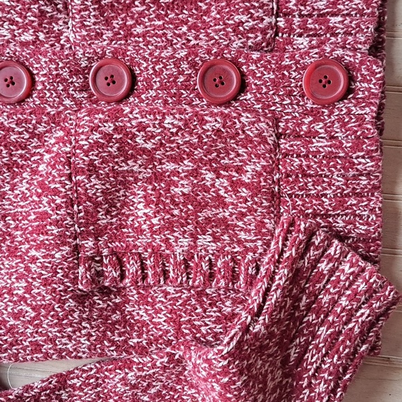 Mossimo Vintage Cotton Blend Cropped Front Pockets Causal Knit Cardigan Sweater - Picture 5 of 12